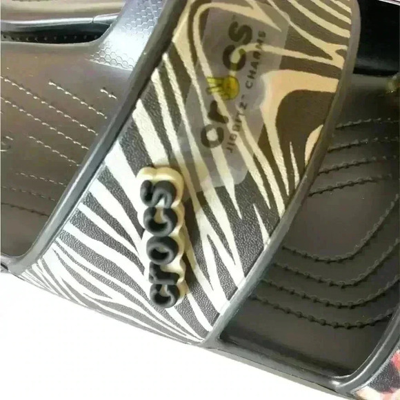 Crocs Classic Animal Remix Two-Strap Slide Sandals Men's Size 14 Shoes NEW - Picture 13 of 16